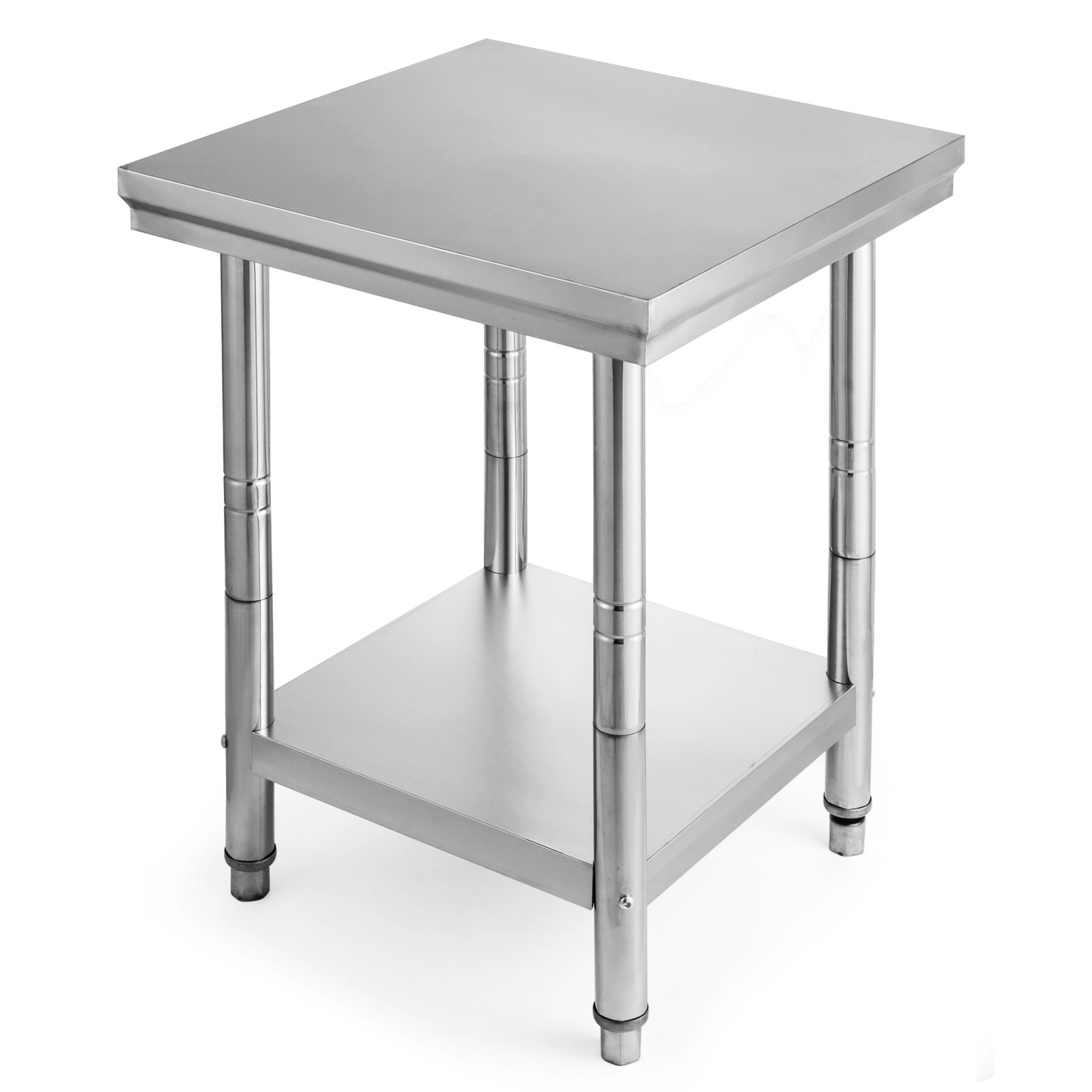 Kitchen Work Tables With Storage
 24" x 24" Stainless Steel Kitchen Work Prep Table Storage
