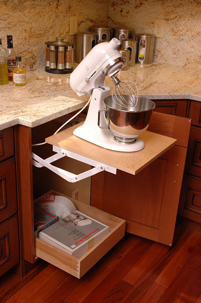 Kitchenaid Mixer Cabinet Storage
 14 Creative Ideas for Pantry and Kitchen Storage