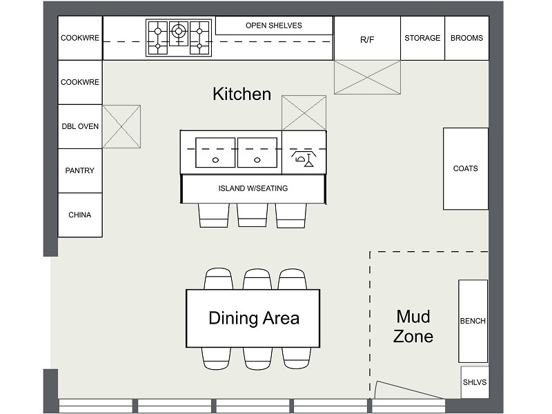 Kitchenette Floor Plans
 RoomSketcher Blog