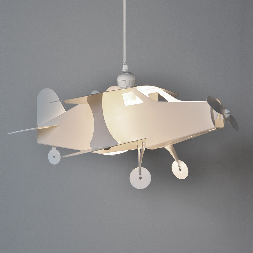Lamp Shades For Kids Room
 Childrens Boys Bedroom Nursery Aeroplane Ceiling Pendant