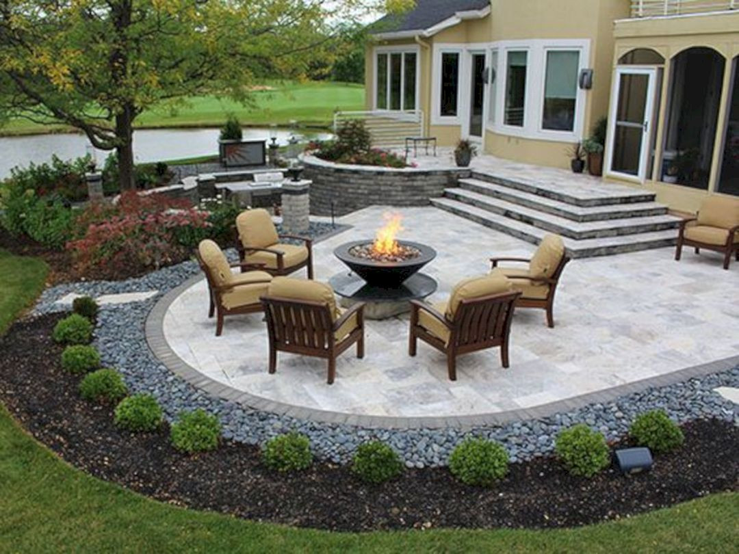 Landscape Around Patio Awesome 25 Best Inspiration Beautiful Landscaping Around Patio