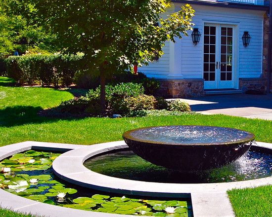 Landscape Fountain Design
 Garden water features 75 ideas for the design of water oases
