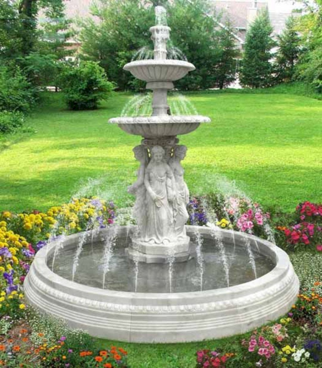 Landscape Fountain Front Yards
 Front Yard Water Fountain Ideas Front Yard Water Fountain
