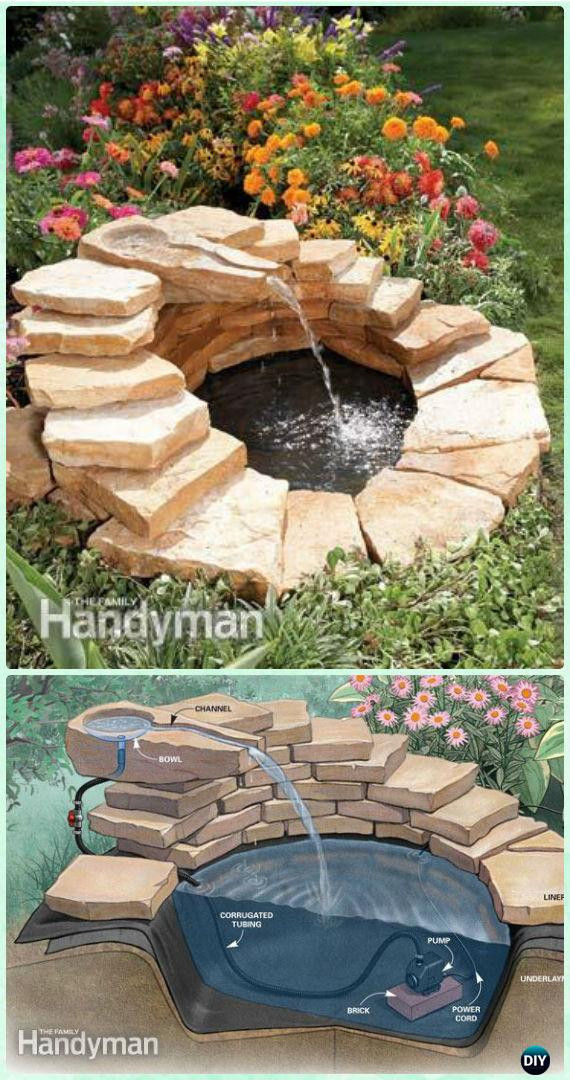Landscape Fountain Ideas
 DIY Garden Fountain Landscaping Ideas & Projects with