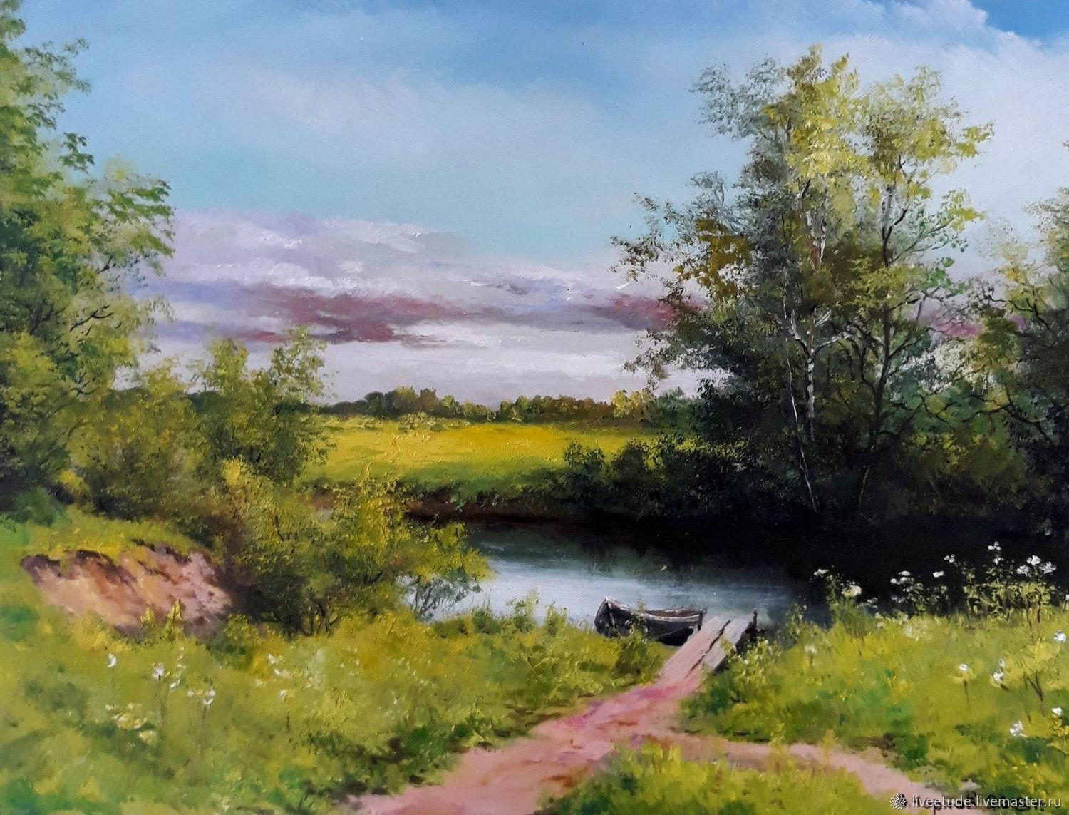 Landscape Oil Paintings
 Oil painting Landscape na Rybalko author s work – купить