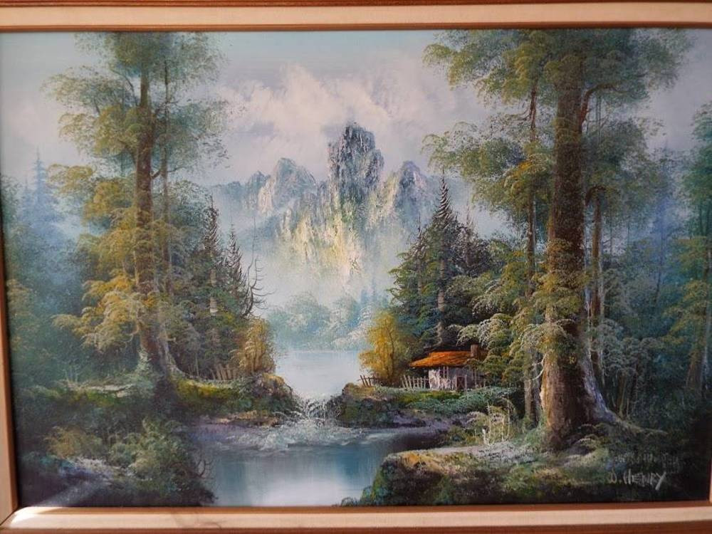 Landscape Oil Paintings
 Oil Painting by W Henry "Landscape"