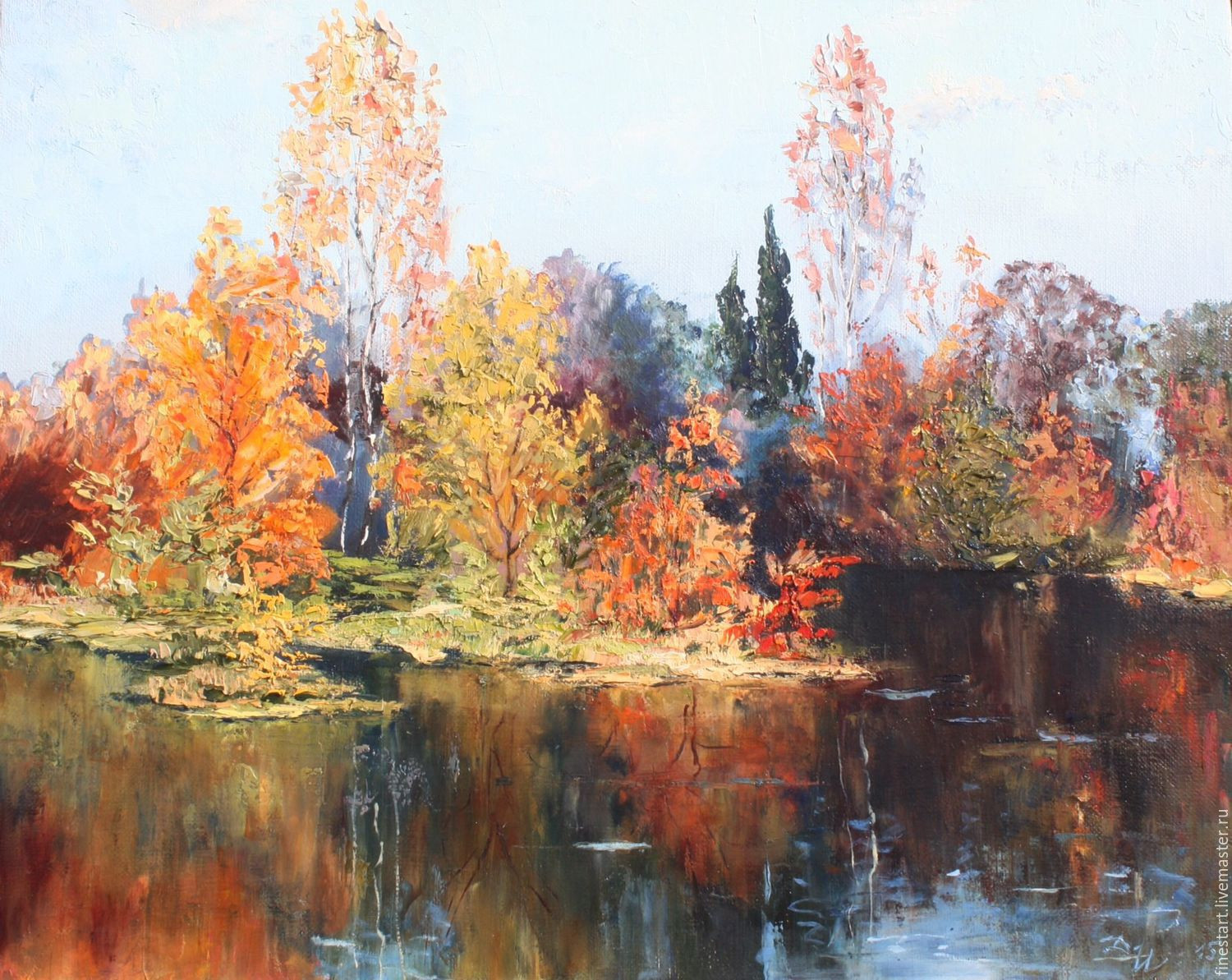 Landscape Oil Paintings Lovely Oil Painting Landscape Autumn Oil On Canvas Impressionism