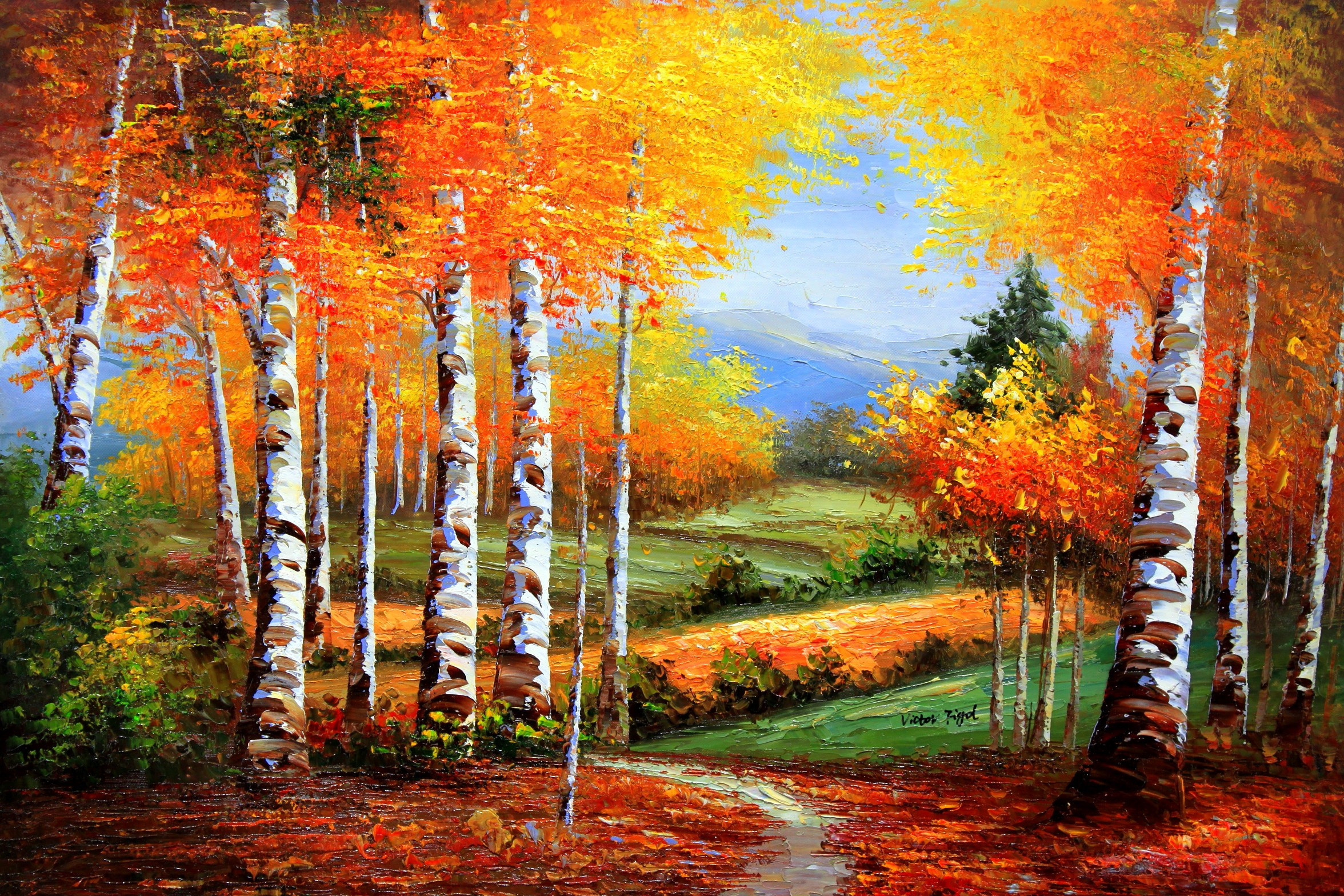 Landscape Painting Ideas
 50 Nature Paintings Mountain Beach Forest Waterfall