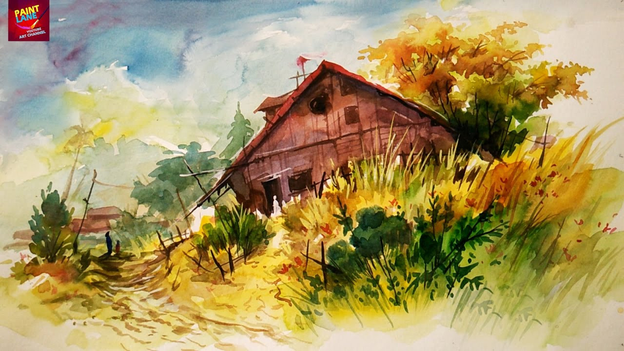 Landscape Painting Ideas
 How To Paint A Simple Landscape With Easy Strokes