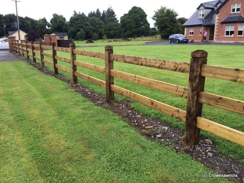 Landscape Timbers For Fence Post
 Mortice Fence using 1 8m x 150mm x 150mm Posts and 4 8m x