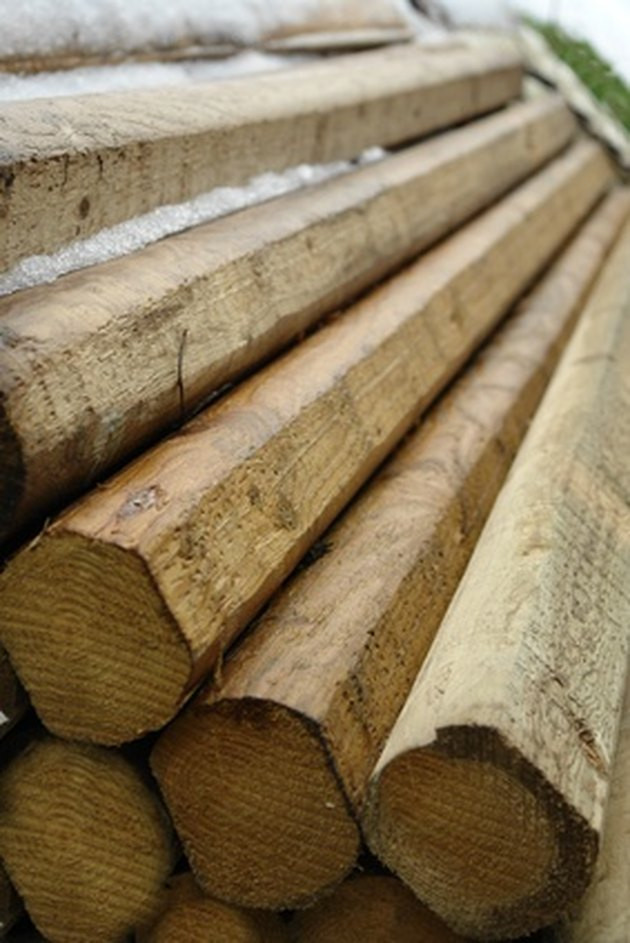Landscape Timbers For Fence Posts
 How to Make a Fence Out of Landscaping Timbers