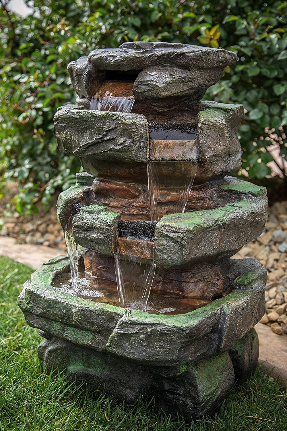Landscape Water Fountains
 Wilson Rock Fountain Stunning Outdoor Water Feature for