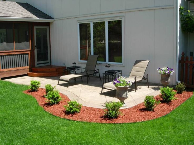 Landscaping Around Patio
 868 best Landscaping Backyard Porches Sunrooms and