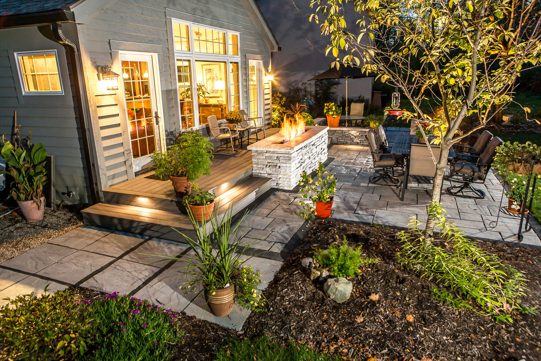 Landscaping Around Patio
 Outdoor Landscape Lighting for Patios Walkways and