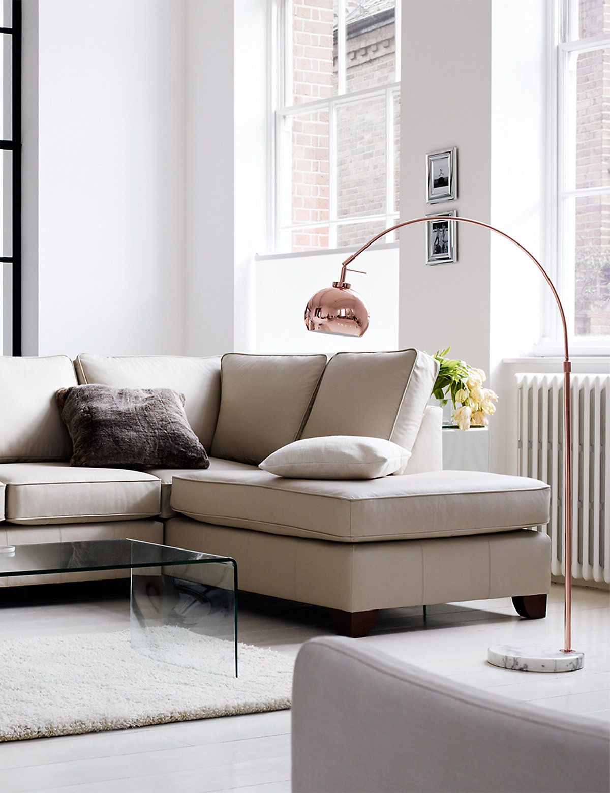 Large Living Room Lamps
 Curve Floor Lamp M&S