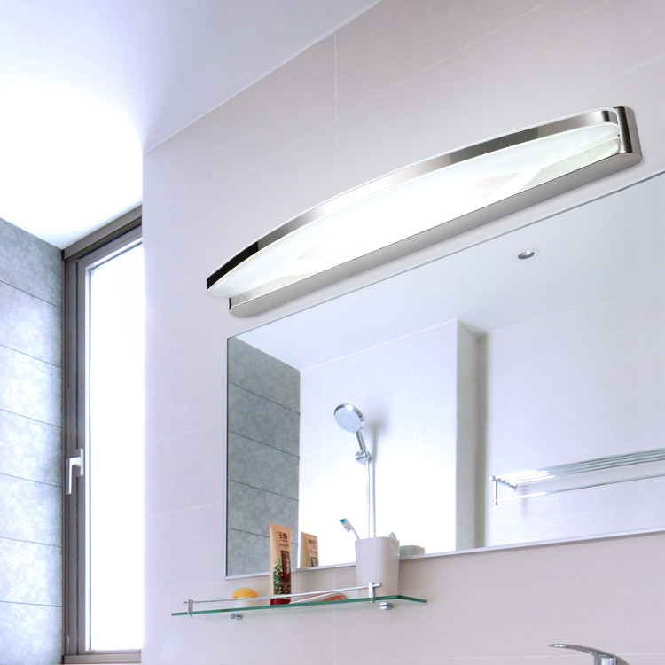 Led Bulbs For Bathroom Vanity
 Pre modern minimalist LED mirror light water fog