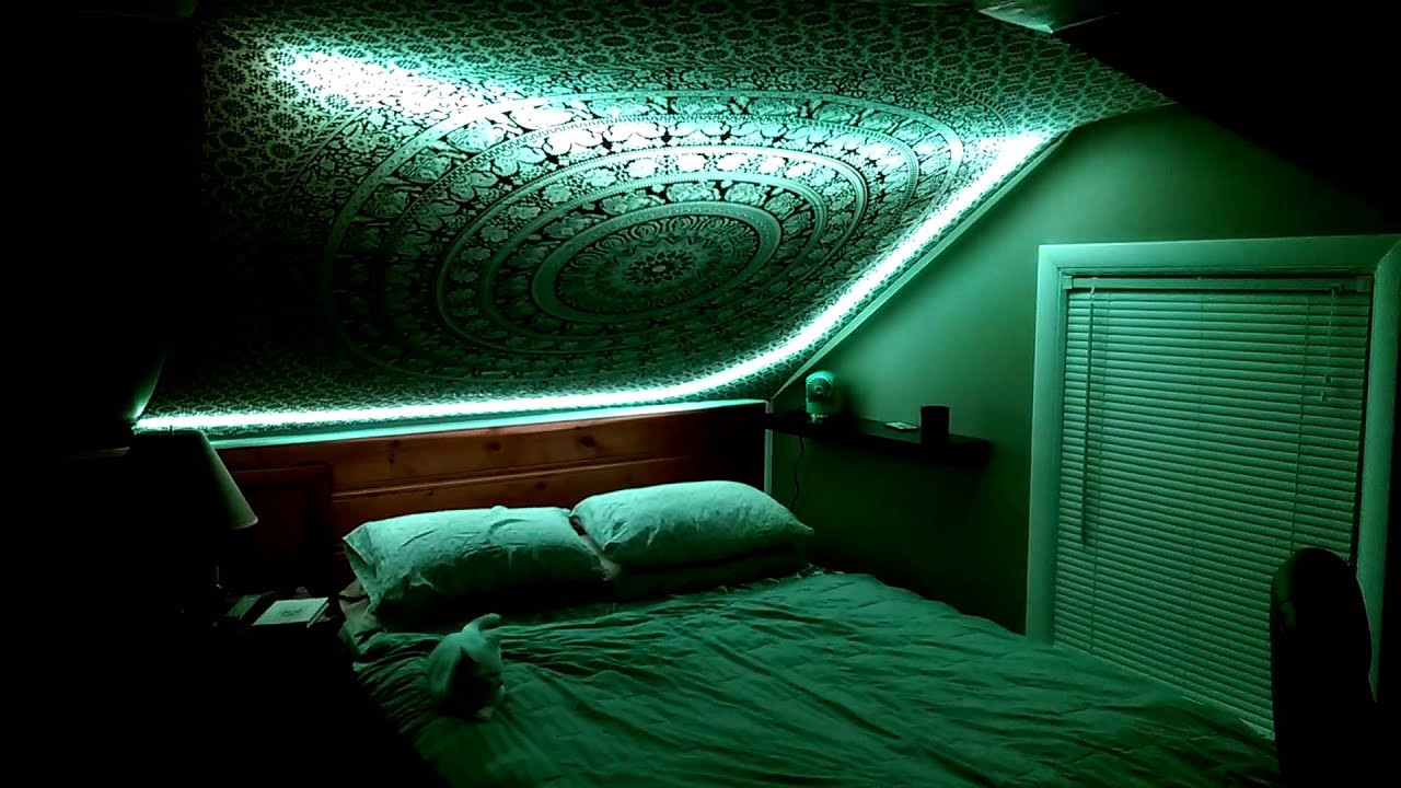 Led Light Bedroom
 Trippy bedroom led lights featuring Shpongle