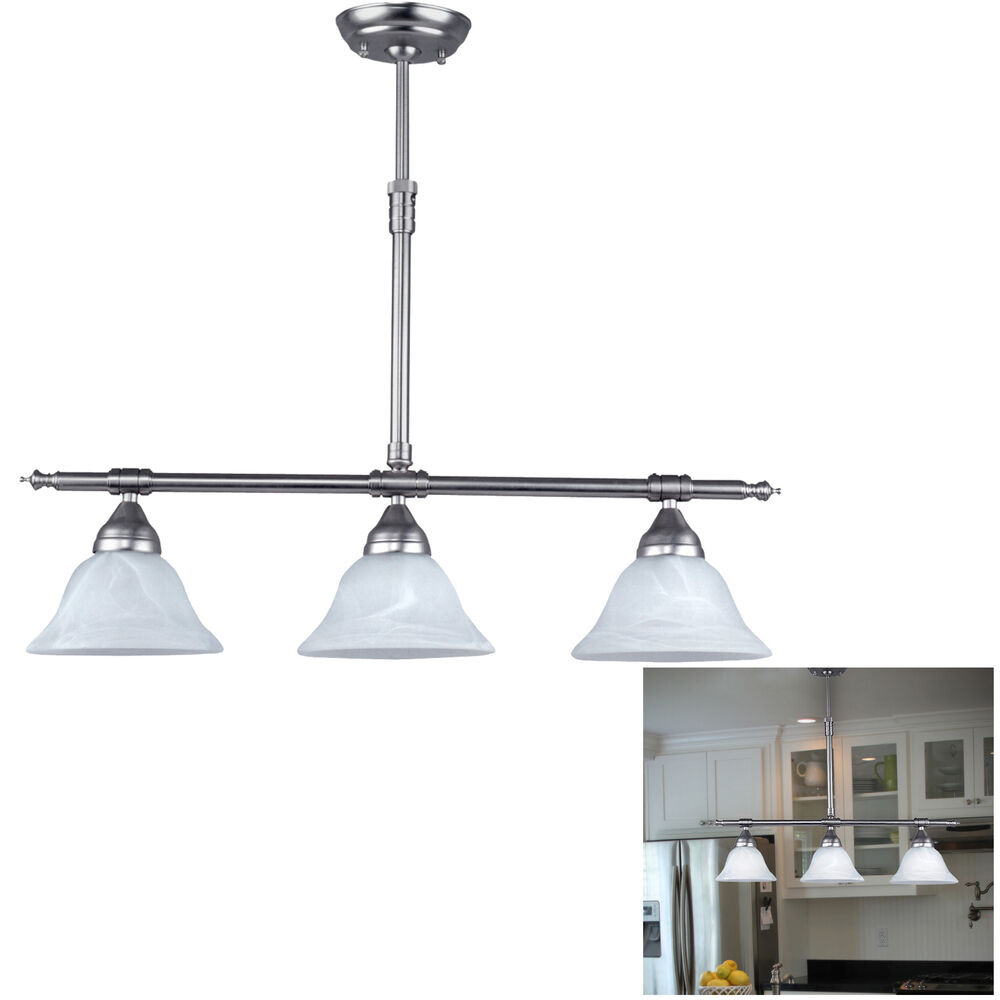 Light Fixture For Kitchen Island
 Brushed Nickel Kitchen Island Pendant Light Fixture Dining