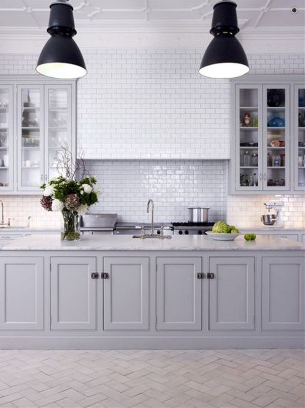 Light Gray Subway Tile Kitchen
 50 Shades of Grey The New Neutral Foundation for Interiors