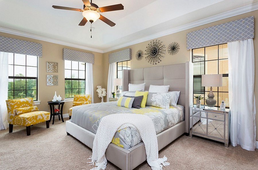 Light Grey Bedroom
 Cheerful Sophistication 25 Elegant Gray and Yellow Bedrooms