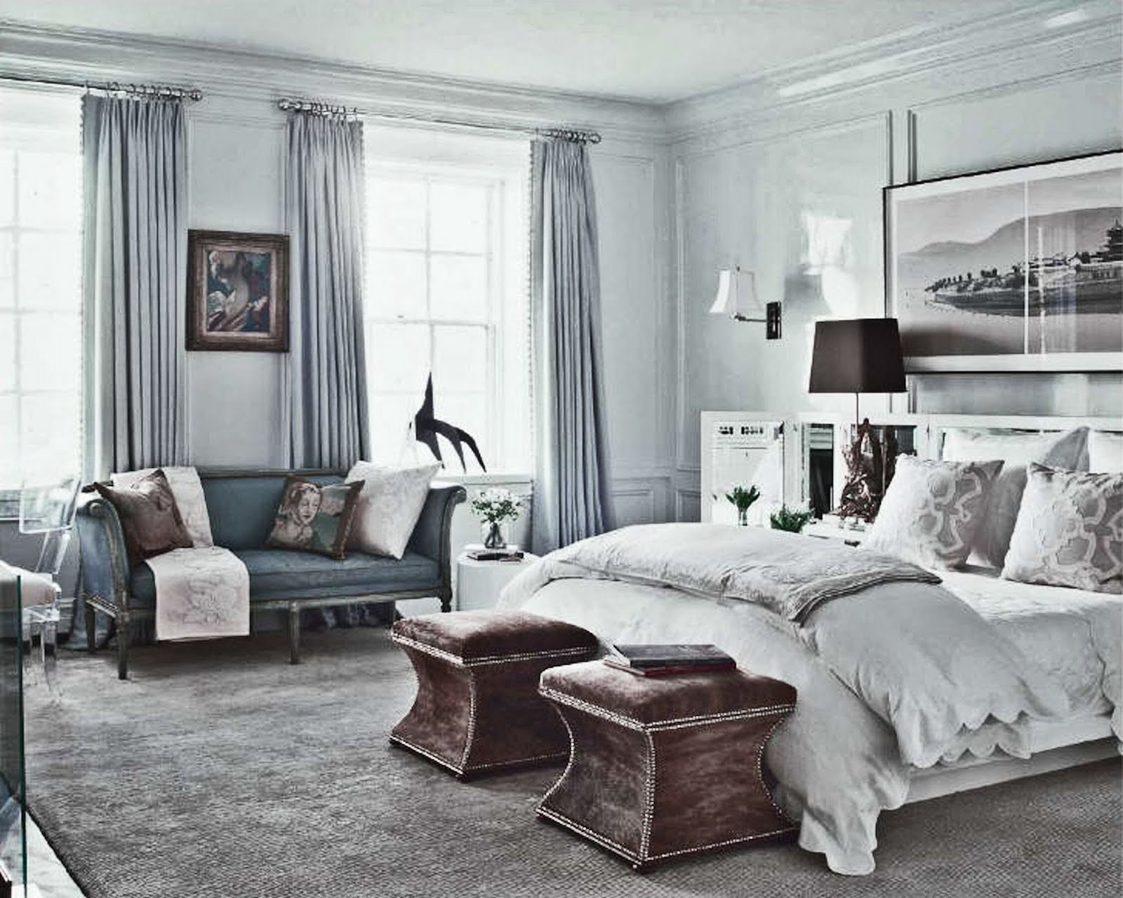 Light Grey Bedroom Ideas
 Simple Everyday Glamour Picture Perfect Bedroom