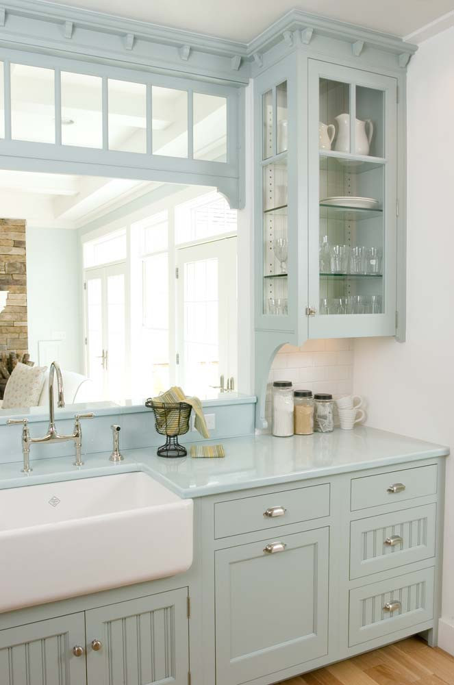 Light Paint Colors For Kitchen
 23 Gorgeous Blue Kitchen Cabinet Ideas