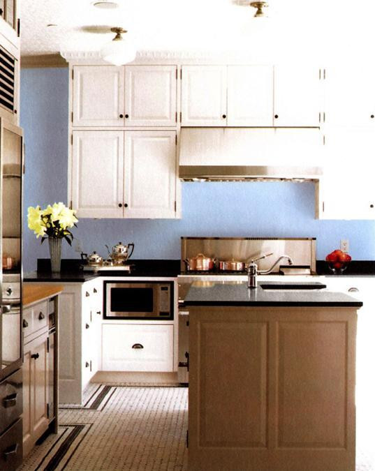 Light Paint Colors For Kitchen
 Modern Kitchen and Bedroom Color Schemes with Light Blue