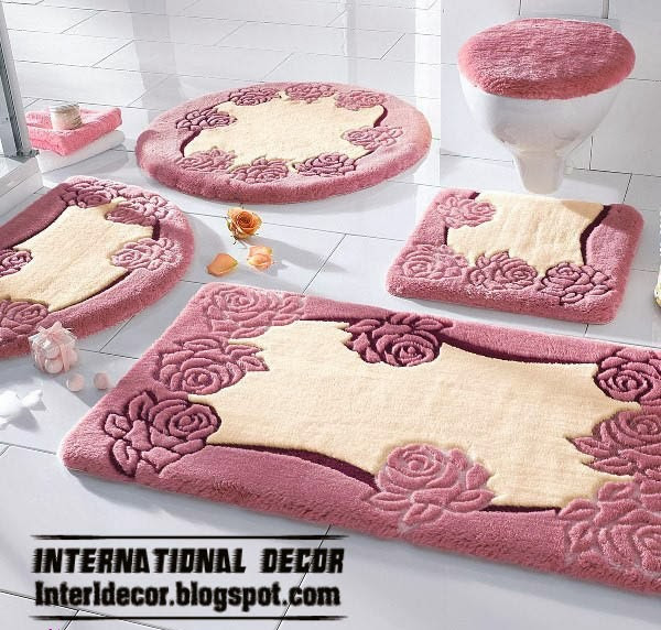 Light Pink Bathroom Rug
 Latest models of bathroom rugs and rug sets