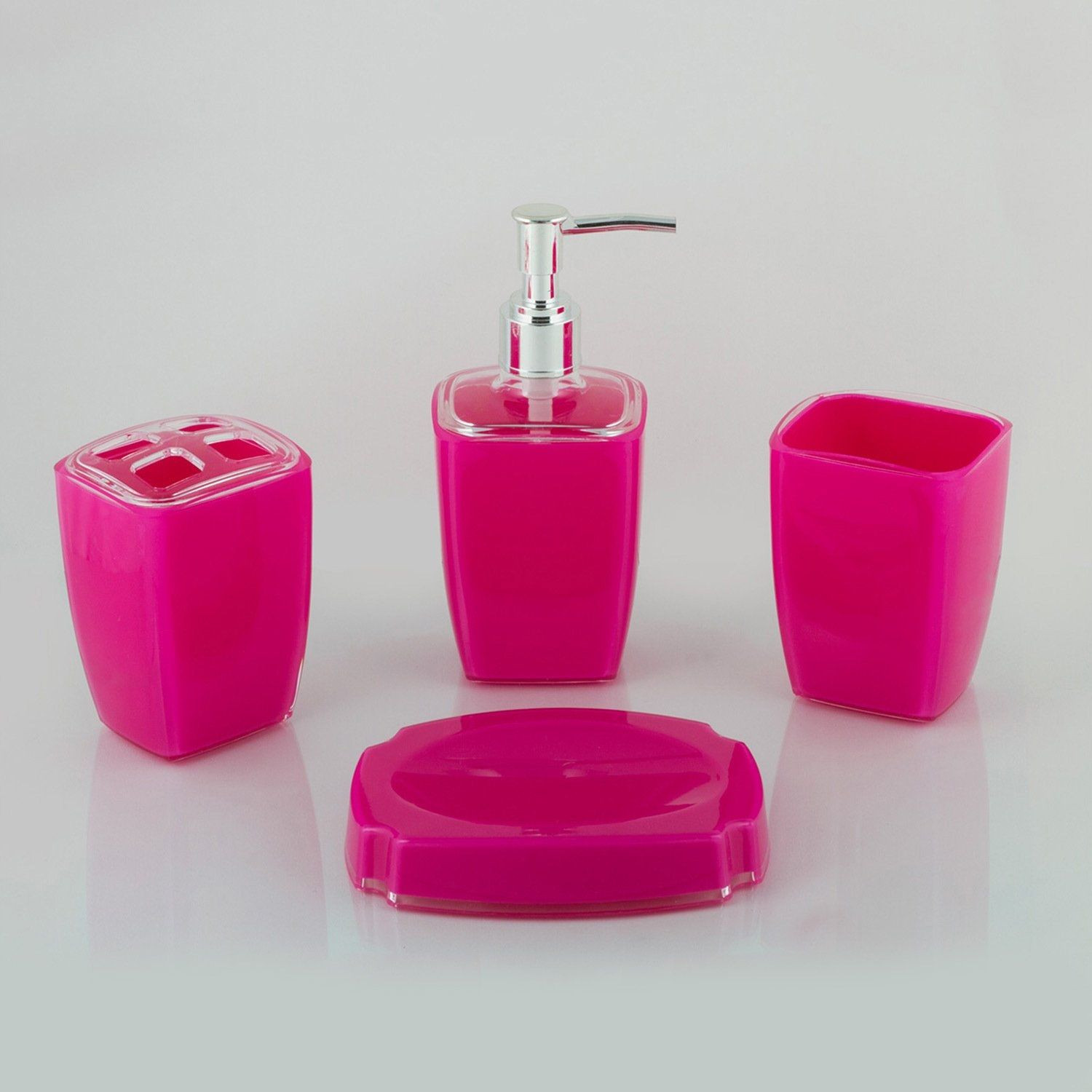 Light Pink Bathroom Rug
 Hot Pink Bathroom Decorating Ideas