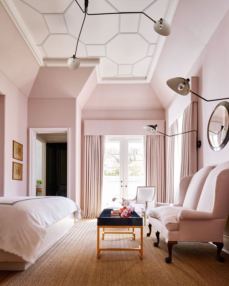 Light Pink Bedroom
 Colour crush Pale pink – Sophie Robinson