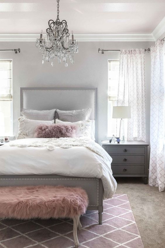 Light Pink Bedroom
 25 Simple Ways To Make A Grey Bedroom Cool DigsDigs