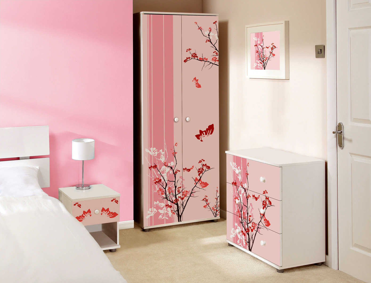 Light Pink Bedroom
 Pink Bedroom Ideas