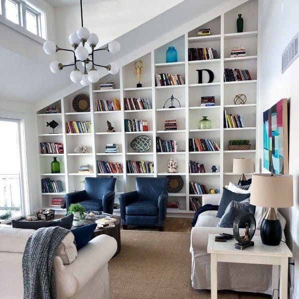 Living Room Bookshelves Ideas
 Top 60 Best Built In Bookcase Ideas Interior Bookshelf