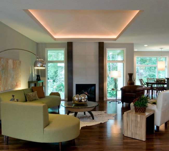 Living Room Ceiling Lighting Ideas
 33 ideas for beautiful ceiling and LED lighting