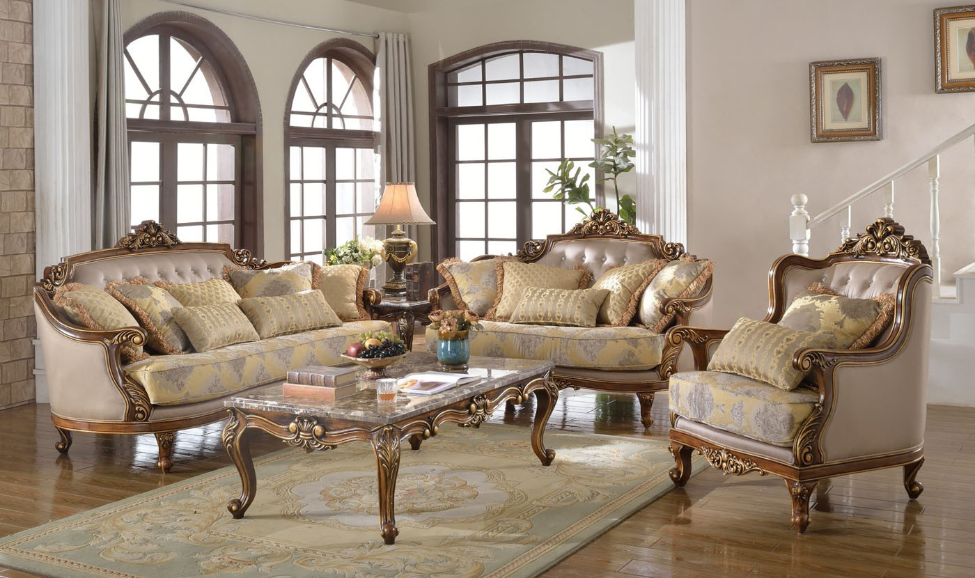 Living Room Chair Styles
 Fontaine Traditional Living Room Set Sofa Love Seat Chair