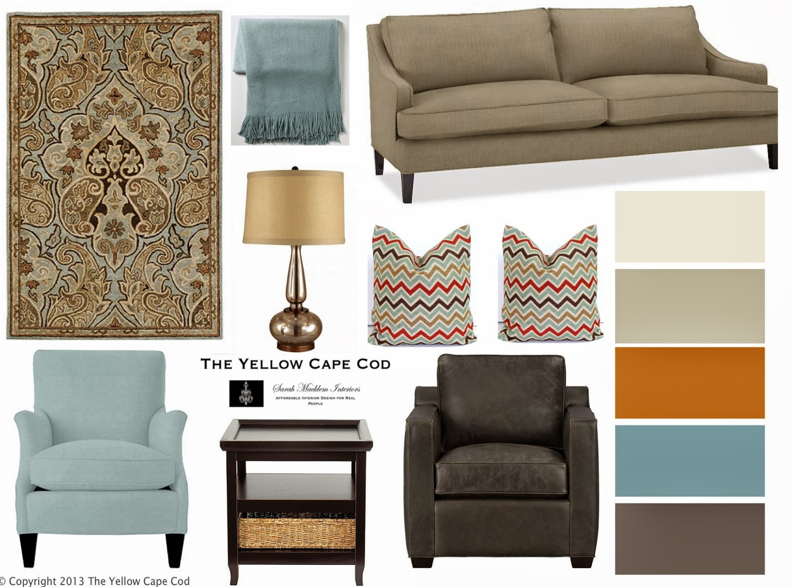 Living Room Chair Styles
 The Yellow Cape Cod His and Her Chairs How to mix