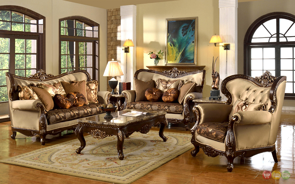 Living Room Chair Styles
 Antique Style Traditional Wing Back Formal Living Room