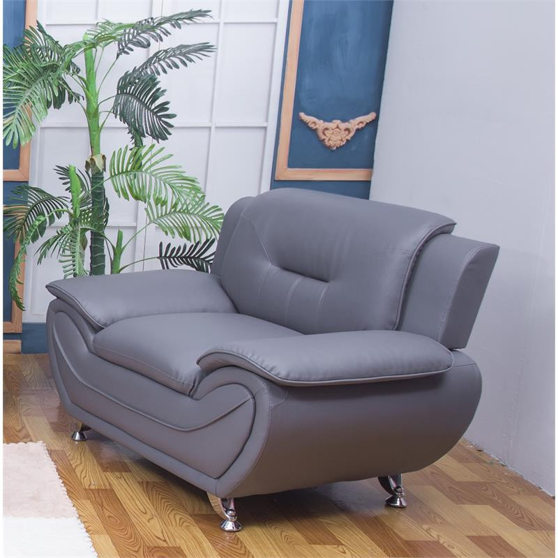 Living Room Chairs Walmart
 Kingway Furniture Ashely Living Room Chair Gray