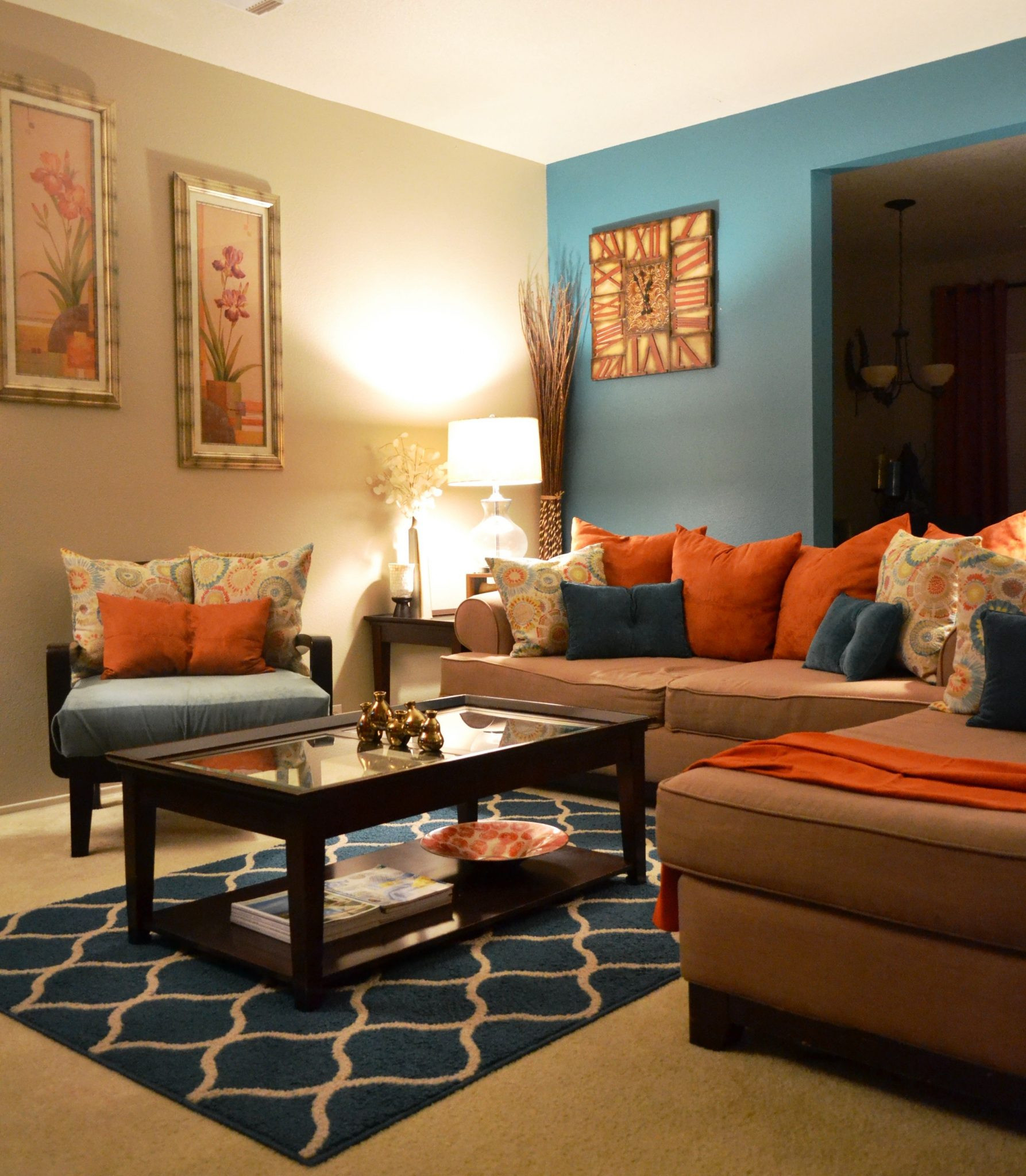 Living Room Colors Ideas
 10 Teal and Brown Living Room Ideas 2019 The Riveting Pair