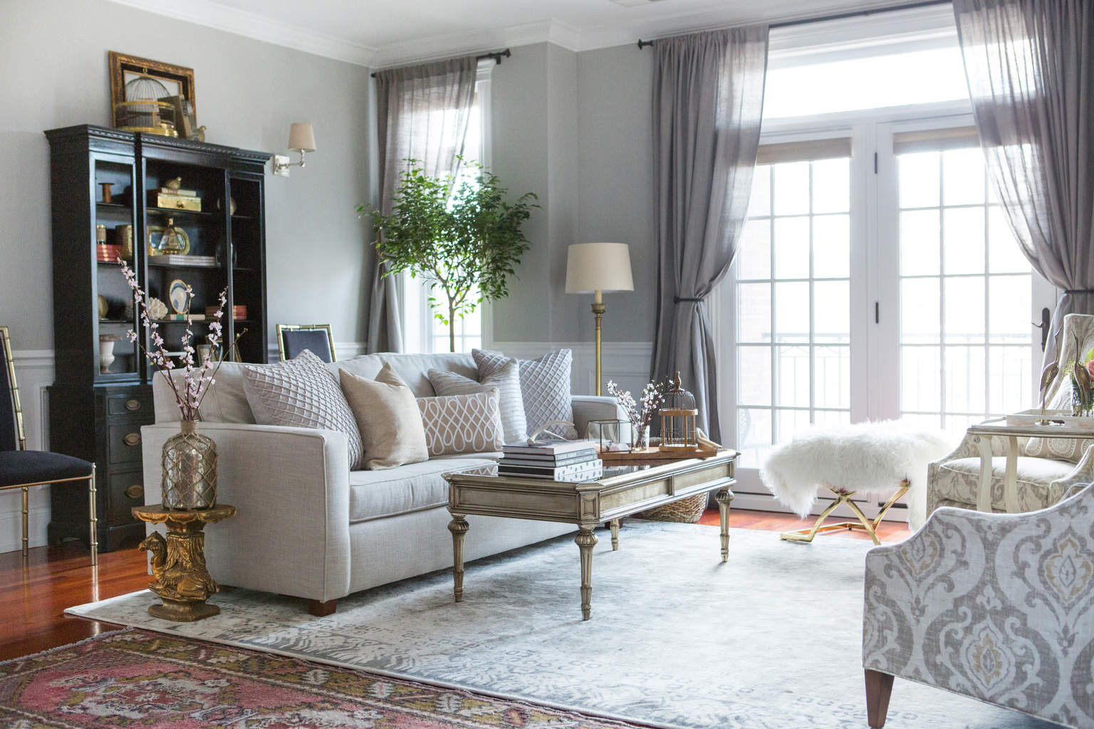 Living Room Decor
 Centered by Design Neutral and Gray Living Room Decor