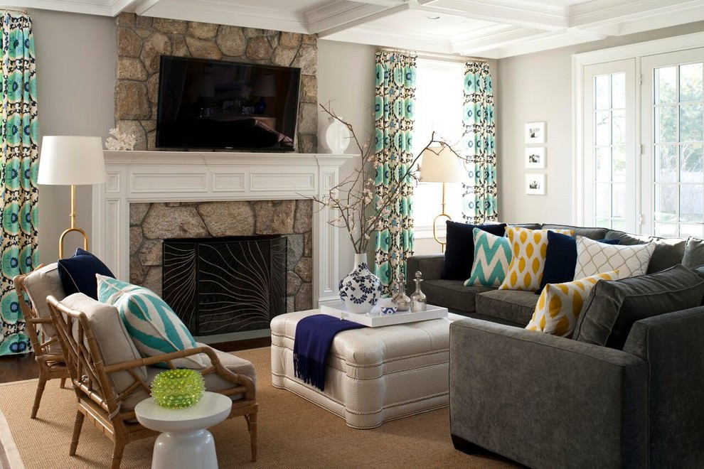 Living Room Ideas Gray Couch
 24 Gray Sofa Living Room Designs Decorating Ideas