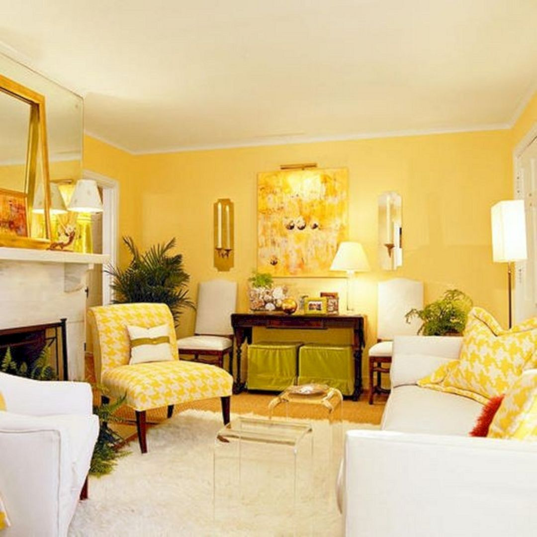 Living Room Paint Scheme
 Yellow Paint Living Room Color Scheme – DECORATHING