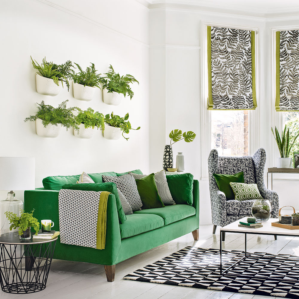 Living Room Plant Ideas
 Green living room ideas for soothing sophisticated spaces