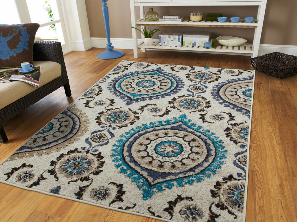 Living Room Rug Sets
 Luxury Blue Gray Rug Living Room Rugs Carpets 8x10 Blue