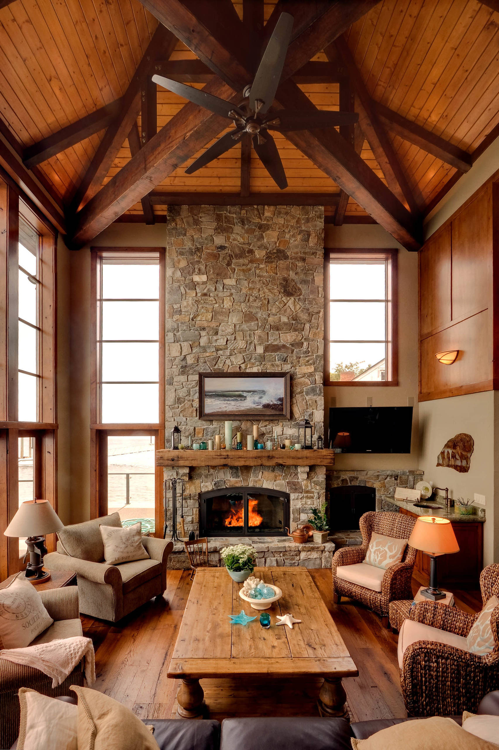 Living Room Rustic
 16 Sophisticated Rustic Living Room Designs You Won t Turn