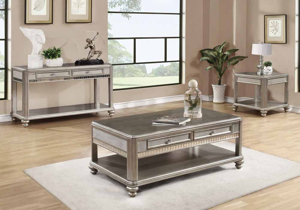 Living Room Table
 Living Room Coffee End Side Sofa Console Table Mirrored