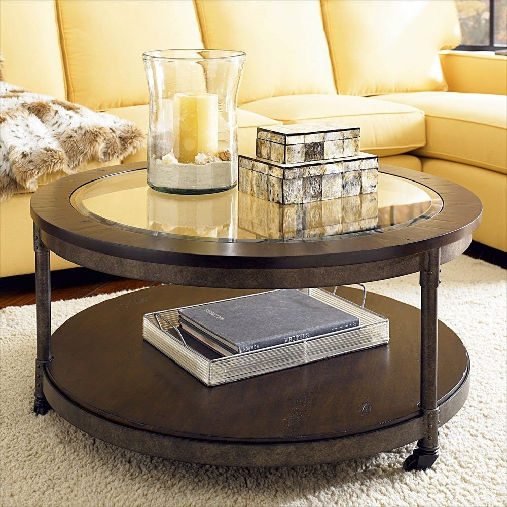 Living Room Table With Storage
 The Round Coffee Tables with Storage – the Simple and