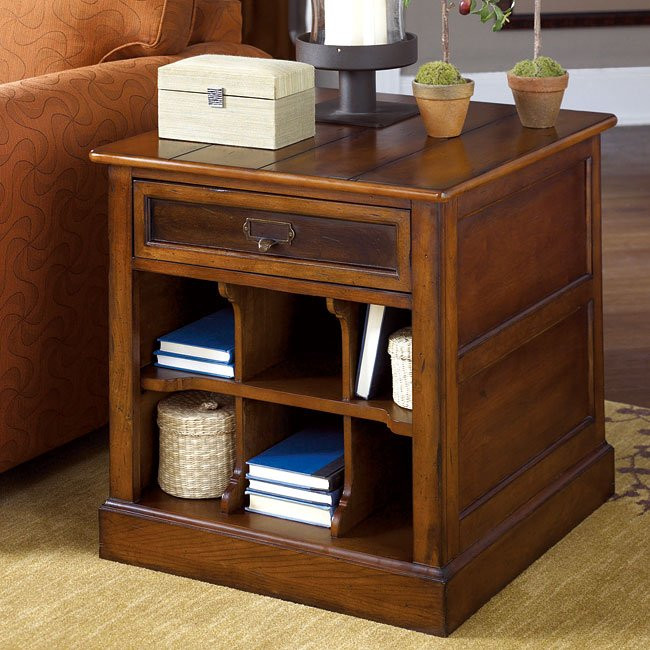 Living Room Table With Storage
 Mercantile Rectangular Storage End Table End Tables