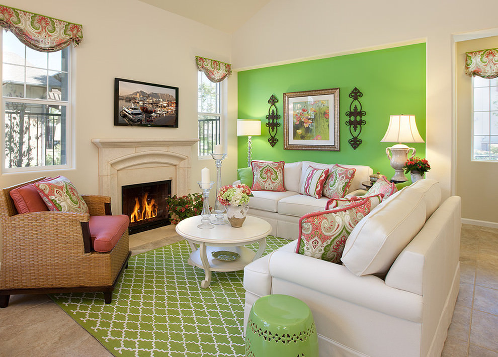 Living Room Wall Color
 23 Green Wall Designs Decor Ideas for Living Room