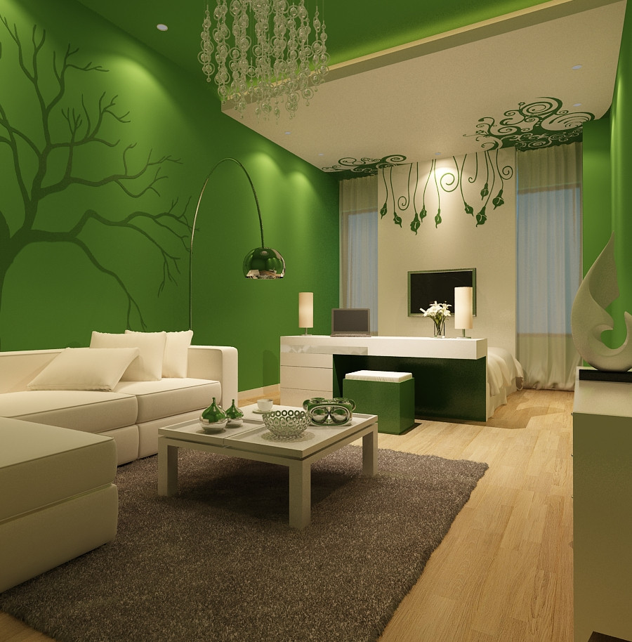 Living Room Wall Color Ideas
 Green Living Room Ideas in East Hampton New York